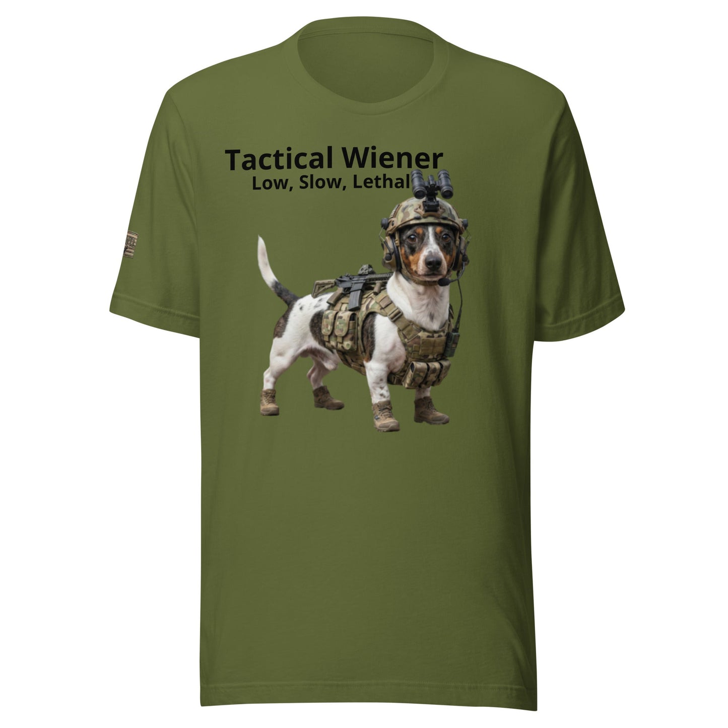 Tactical Wiener Dog Shirt, Funny Dachshund T-Shirt, Low Slow Lethal Tee, Wiener Dog Gift, Dachshund Owner Shirt, Funny Dog Dad Mom Gift - Snoody Scents