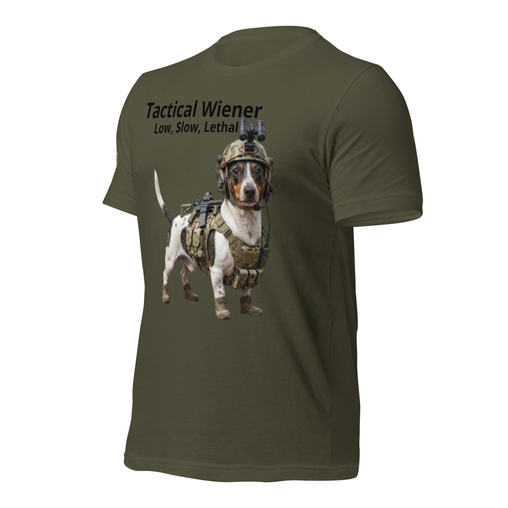 Tactical Wiener Dog Shirt, Funny Dachshund T-Shirt, Low Slow Lethal Tee, Wiener Dog Gift, Dachshund Owner Shirt, Funny Dog Dad Mom Gift - Snoody Scents