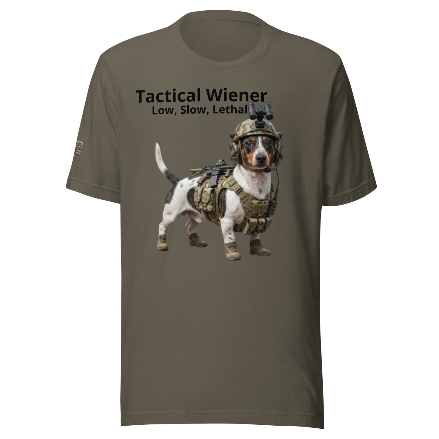 Tactical Wiener Dog Shirt, Funny Dachshund T-Shirt, Low Slow Lethal Tee, Wiener Dog Gift, Dachshund Owner Shirt, Funny Dog Dad Mom Gift - Snoody Scents
