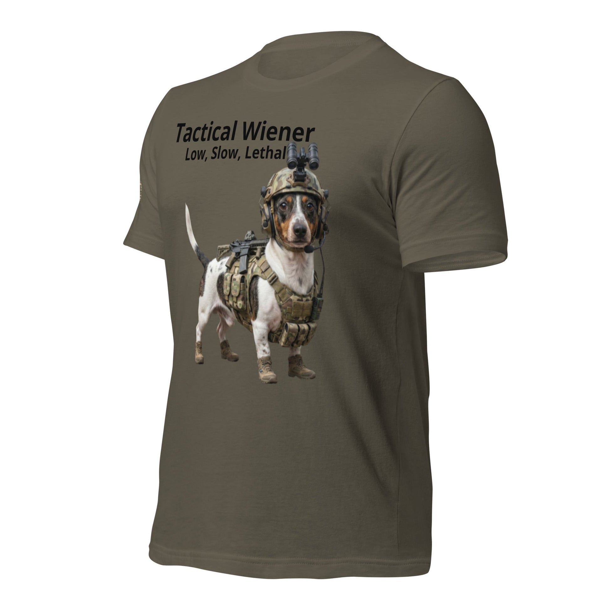 Tactical Wiener Dog Shirt, Funny Dachshund T-Shirt, Low Slow Lethal Tee, Wiener Dog Gift, Dachshund Owner Shirt, Funny Dog Dad Mom Gift - Snoody Scents