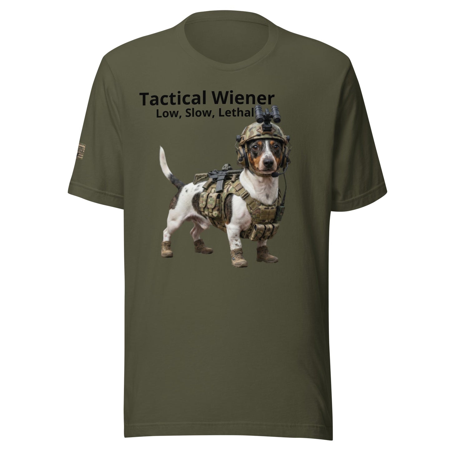 Tactical Wiener Dog Shirt, Funny Dachshund T-Shirt, Low Slow Lethal Tee, Wiener Dog Gift, Dachshund Owner Shirt, Funny Dog Dad Mom Gift - Snoody Scents
