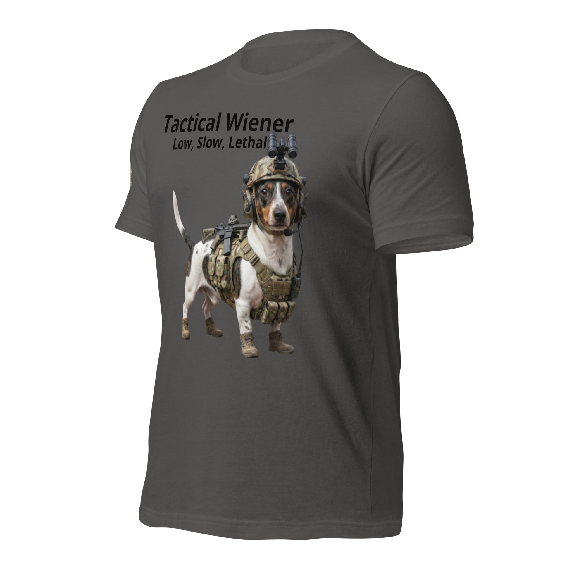 Tactical Wiener Dog Shirt, Funny Dachshund T-Shirt, Low Slow Lethal Tee, Wiener Dog Gift, Dachshund Owner Shirt, Funny Dog Dad Mom Gift - Snoody Scents